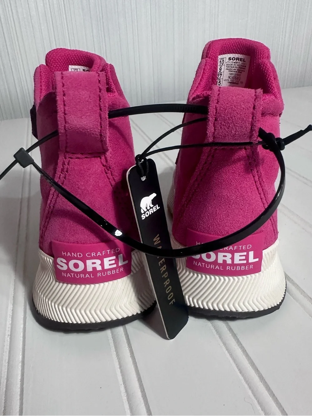 Sorel NWT fuchsia pink Out N About Classic waterproof boots toddler girls 10
